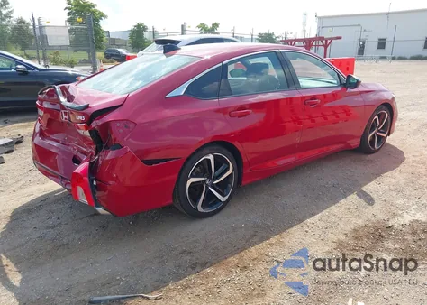 2021 Honda Accord Sport из США, поврежденный, VIN 1HGCV1F30MA079872